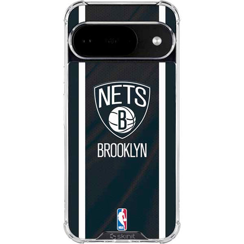 NBA Brooklyn Nets Jersey Google Pixel 10 Clear Case